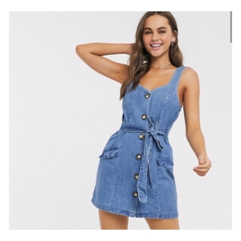 ASOS denim dress